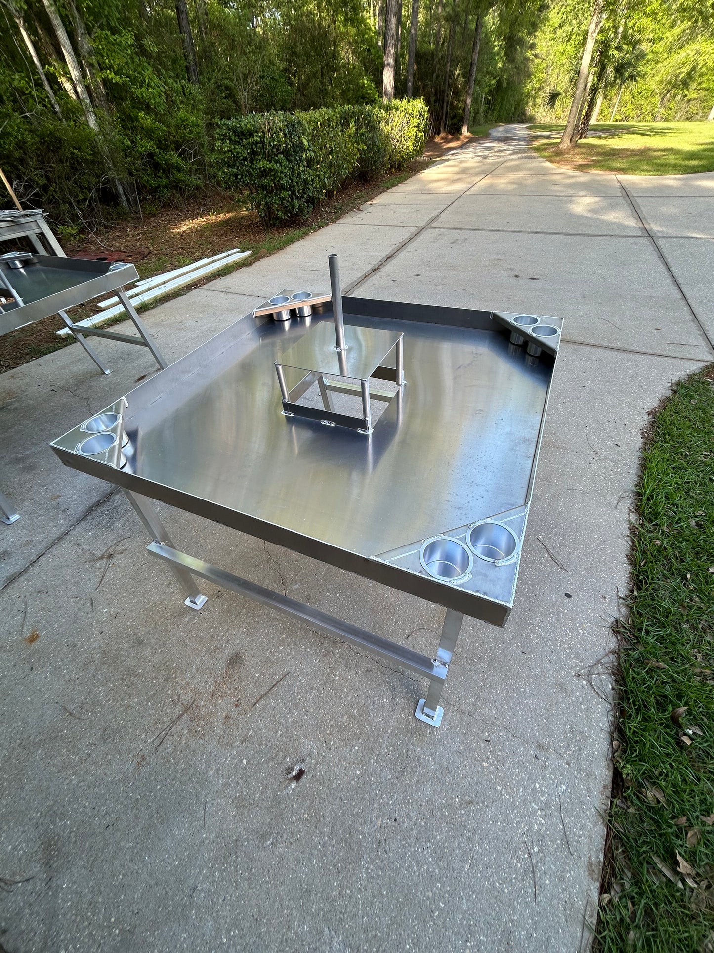 Aluminum Crawfish Table