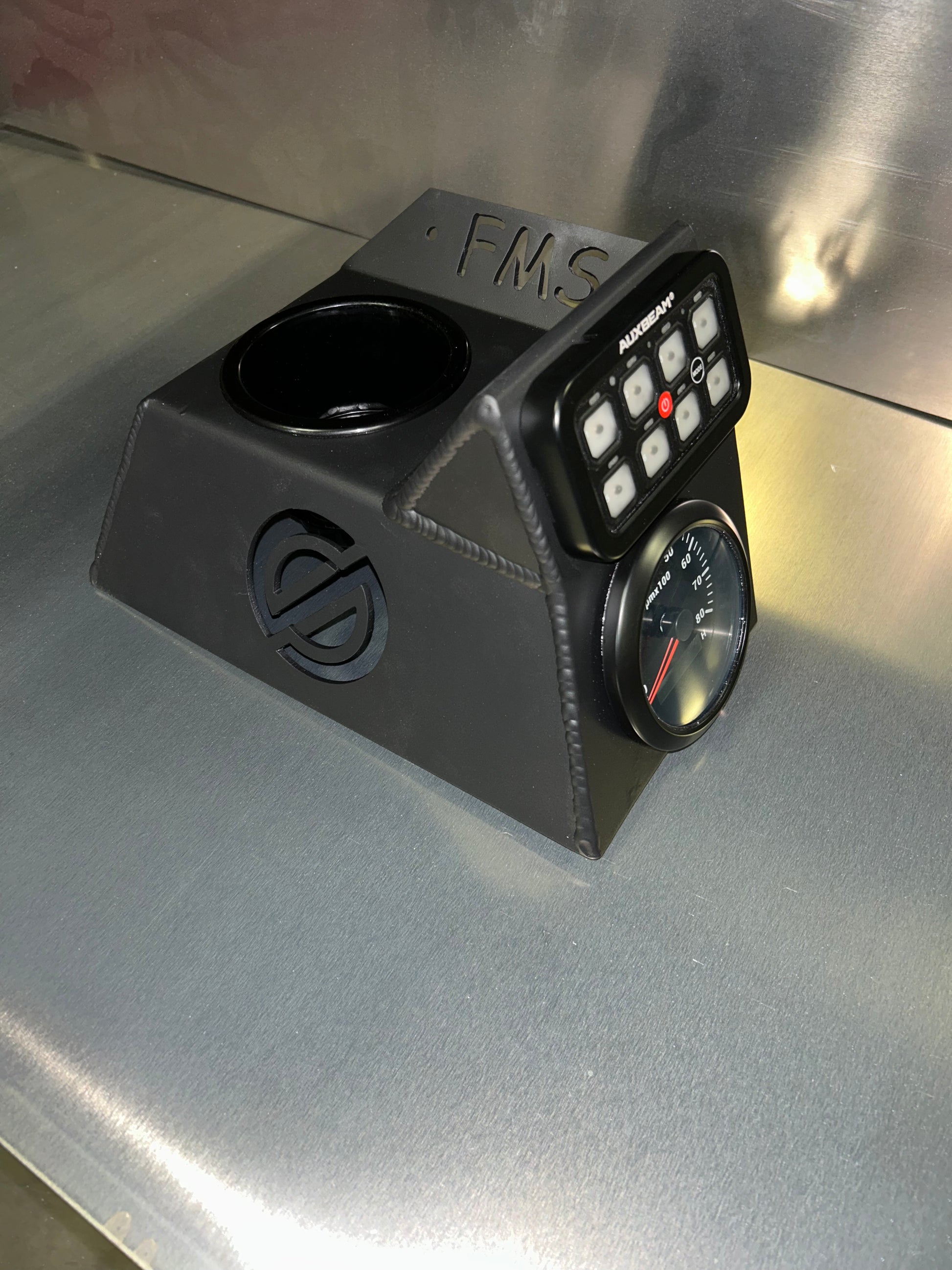 XL T-rail boat cup holder aluminum powder coat